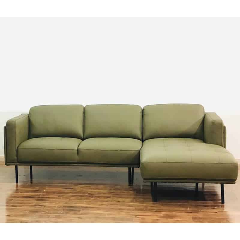 Mẫu sofa góc mang đến sự tinh giản cũng như vô cùng thời trang, hiện đại, sang trọng.